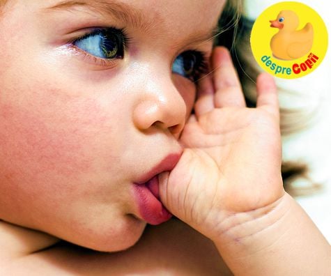 Când copilul iși suge degetul după varsta de 12 luni: ce spune medicul pediatru si cel stomatolog