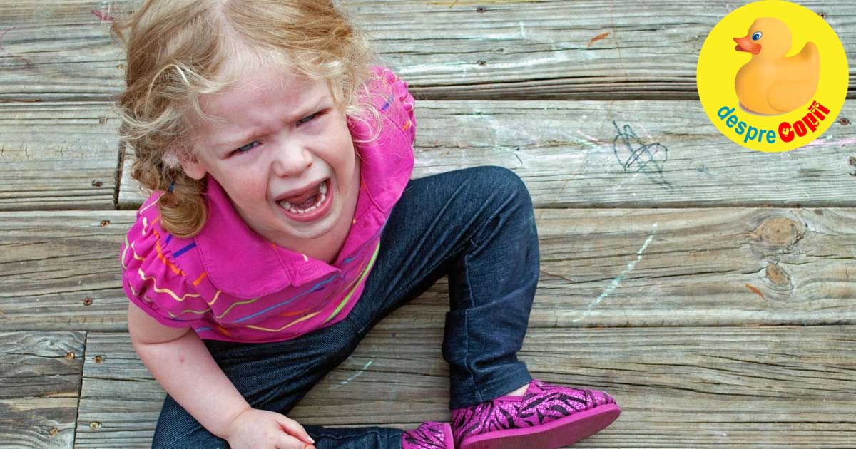 Crizele de isterie ale copilului: motive, situații și mod de dezamorsare