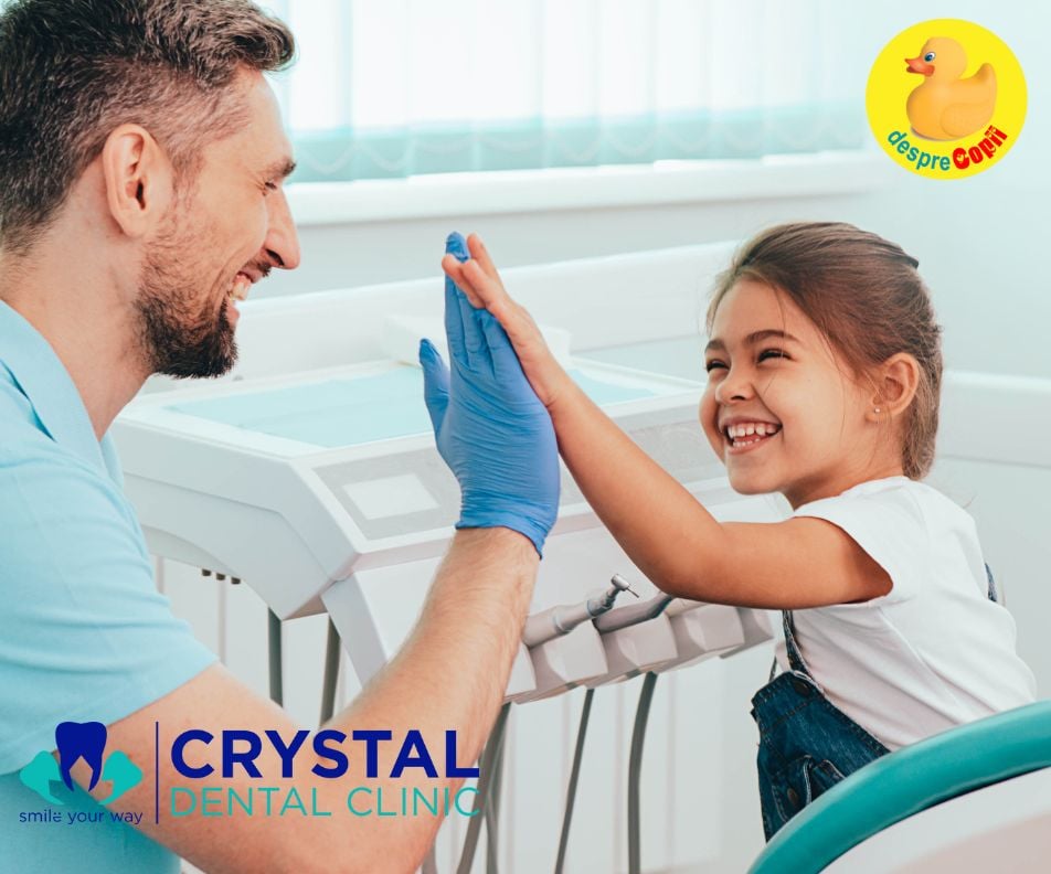 Sanatate orala de Top pentru copii -  experienta Crystal Dental Clinic