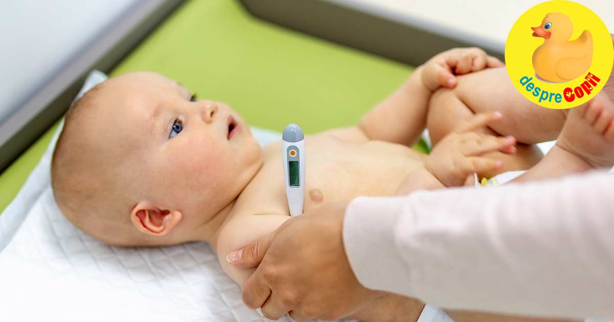 Cum se ia corect temperatura bebelusului? Iata cate metode exista si care este cea mai acurata.