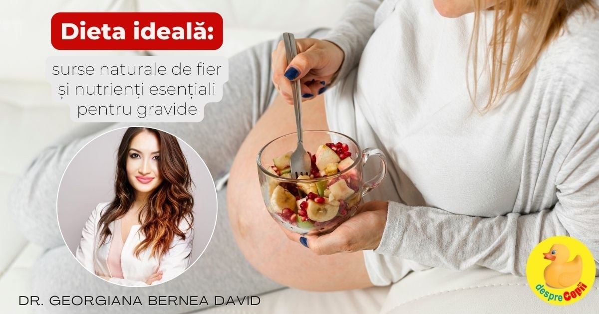 Dieta ideala pentru gravide: surse naturale de fier si nutrienti esentiali width=