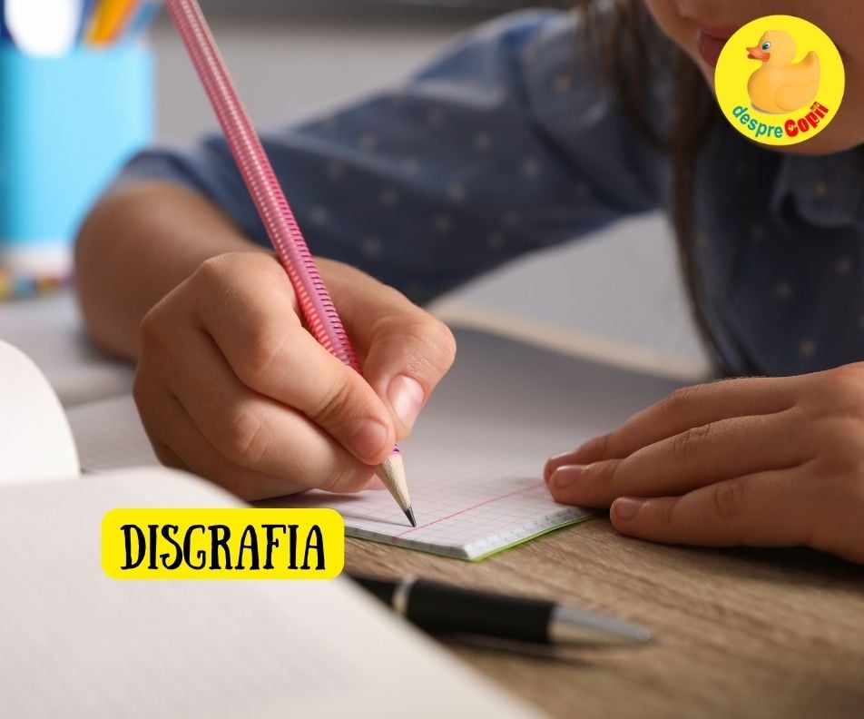 Disgrafia la copil - cum afecteaza notele la scoala si cum putem ajuta copilul