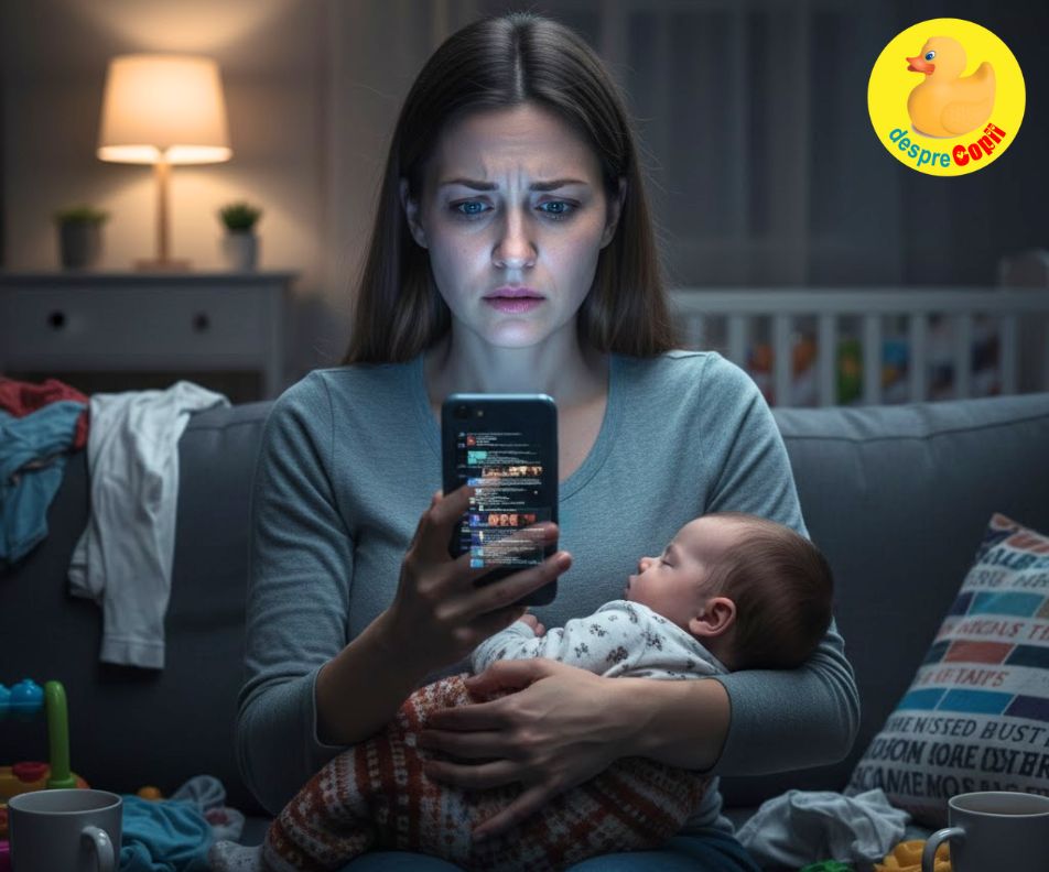 8 efecte are doomscrolling-ului asupra unei mamici de bebe si 5 recomandari care iti vor face viata mai usoara