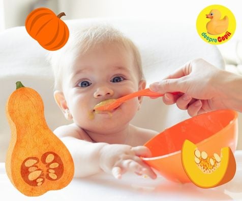 Dovleacul in alimentatia bebelusului -  cand il putem oferi lui bebe, calitati nutritionale si o selectie de 16 retete ideale