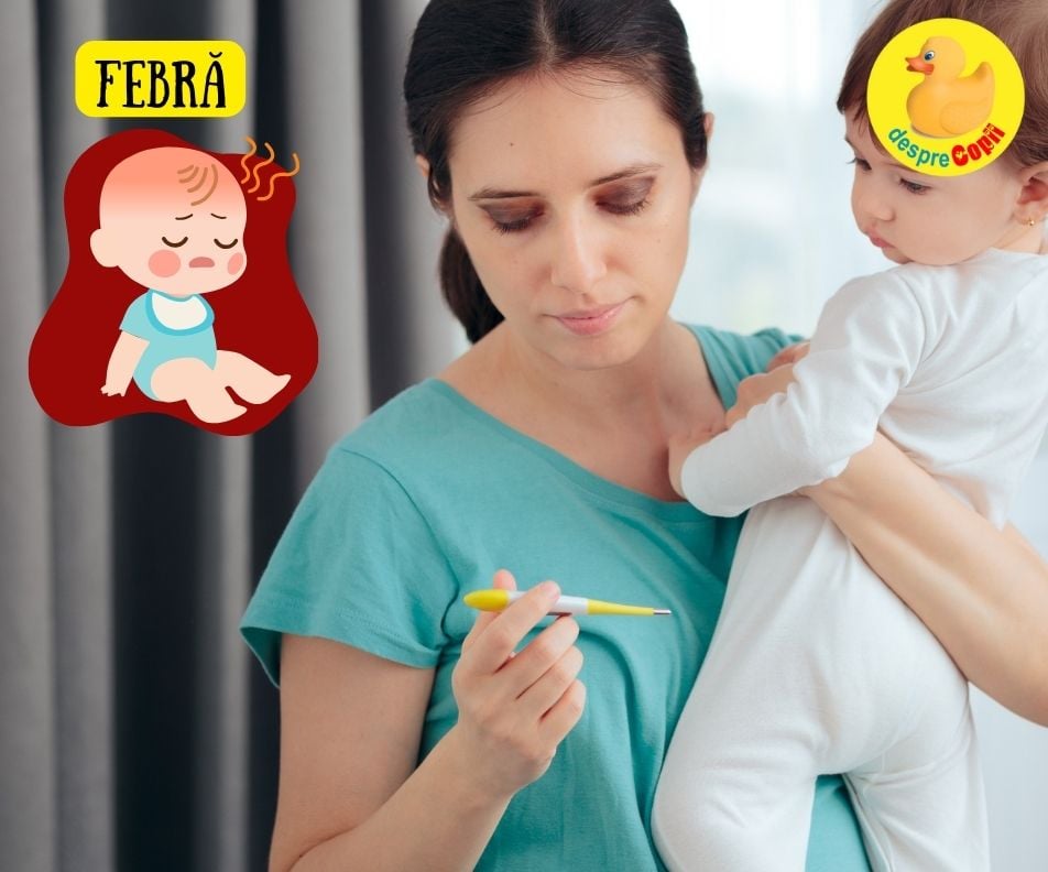 Febra la copil - despre panica mamei si ce trebuie facut - din experienta unei mamici