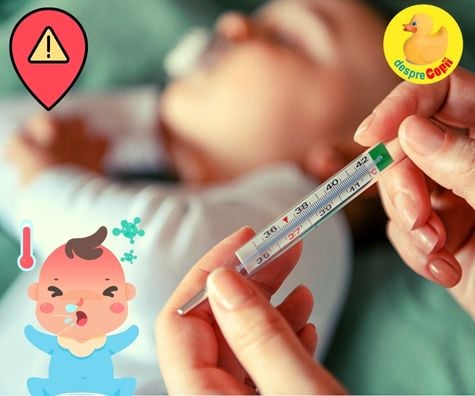Cum reducem FEBRA la bebeluși și copilași și ce NU trebuie să faci - sfatul medicului pediatru