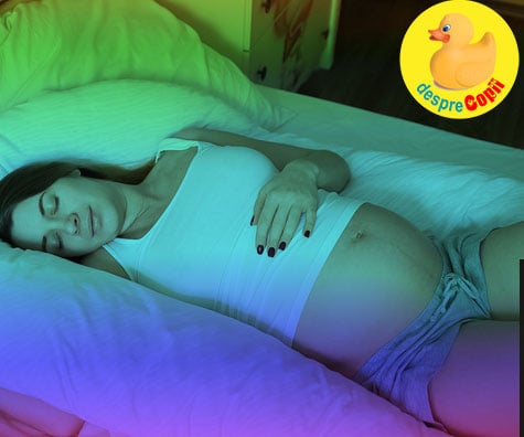 Graviduțe, atentie la dormitul pe spate: dormitul pe spate crește riscul de avort spontan