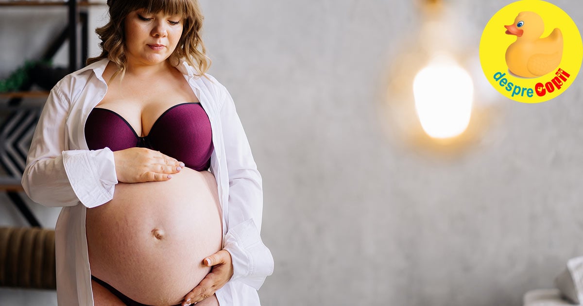 Esti o graviduta supraponderala? O alimentatie corecta si mai multa miscare impiedica modificari genetice negative la bebelusul din burtica width=