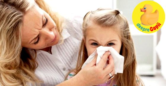 Gripa sau raceala la copil - ghidul simptomelor