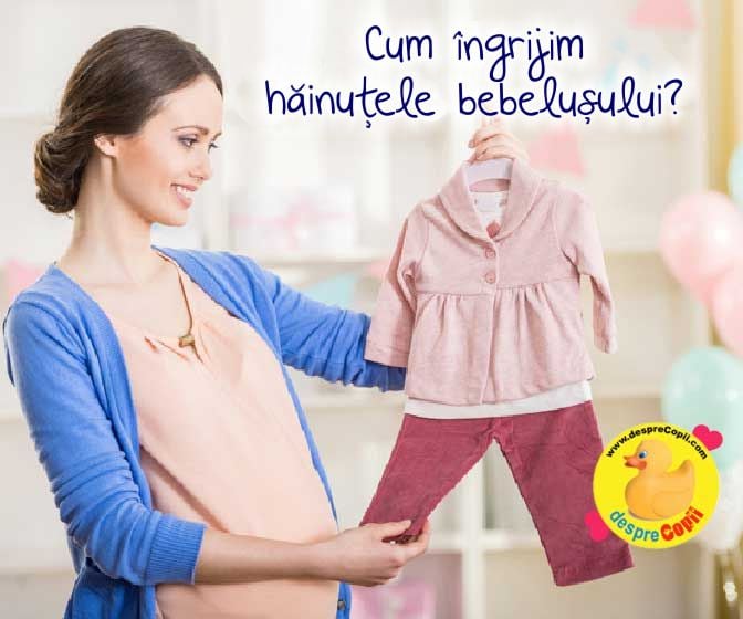 Cum spalam si calcam hainele bebelusului? Ce detergent folosim?