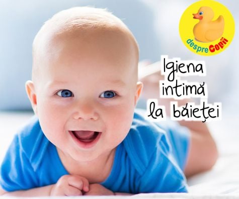 Igiena intima la bebelușul băiețel