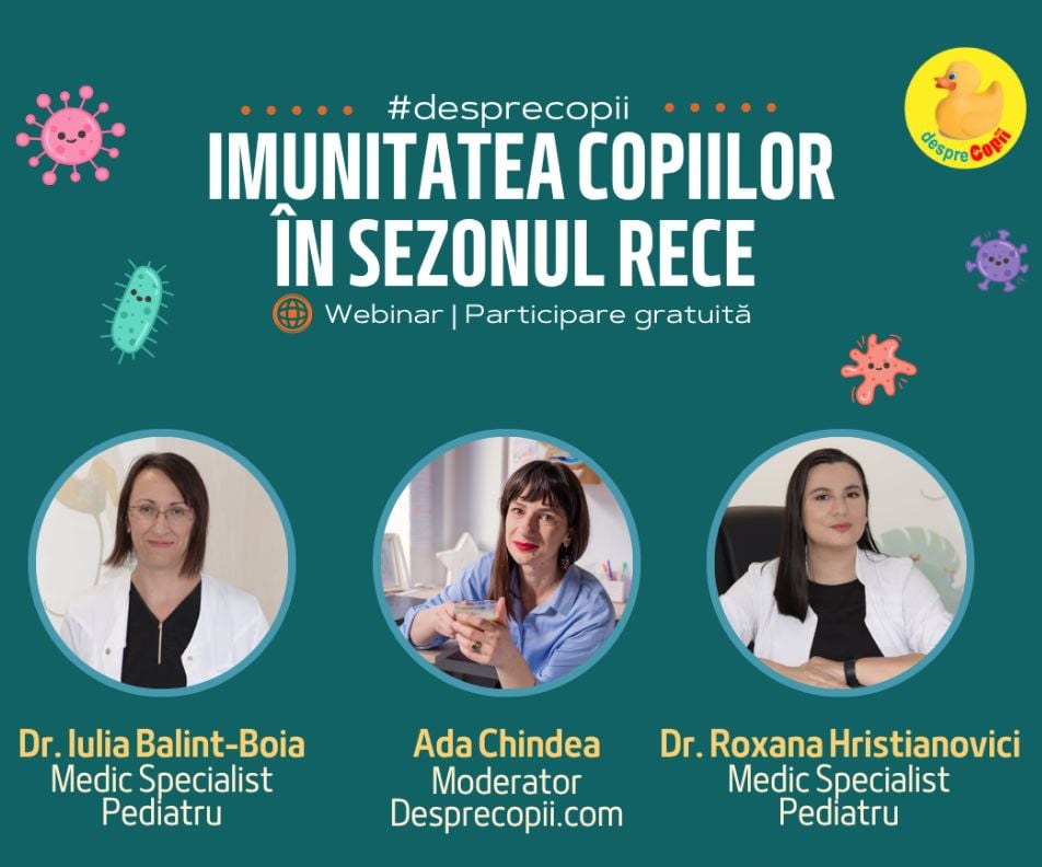 Imunitatea copiilor in sezonul rece: sfaturi practice de la specialisti pentru o iarna linistita