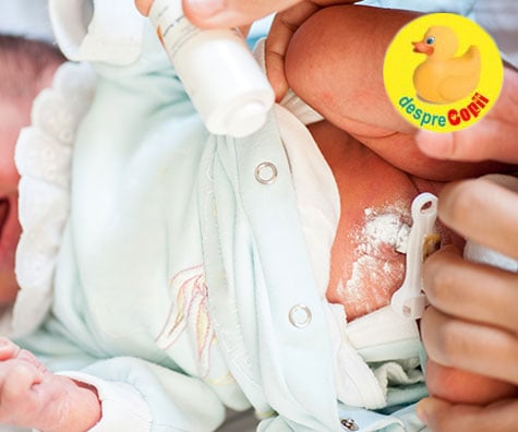 Prima din fricile unei mămici de bebe: Ingrijirea buricului bebelușului