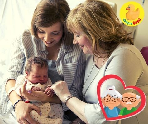 Bunicii si-au vazut nepotelul pentru prima data chiar de ziua lor de nastere - jurnal de mami de bebe