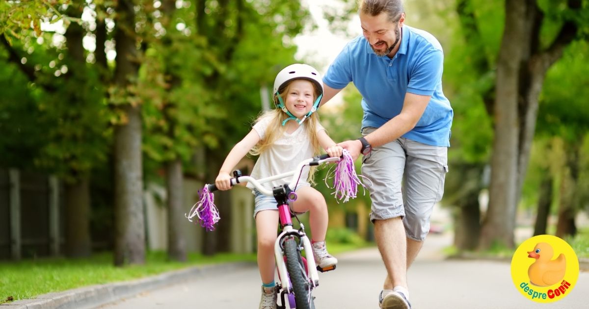Invață copilul sa meargă pe bicicleta: cum și unde