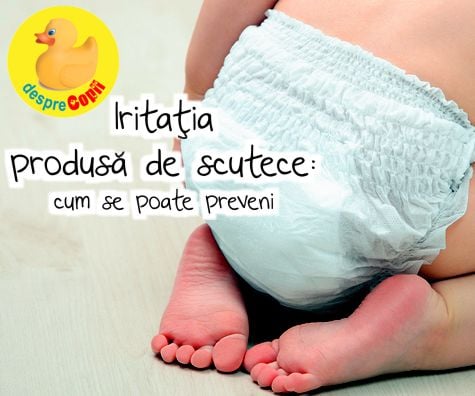 Iritatia produsa de scutece: cum se poate preveni