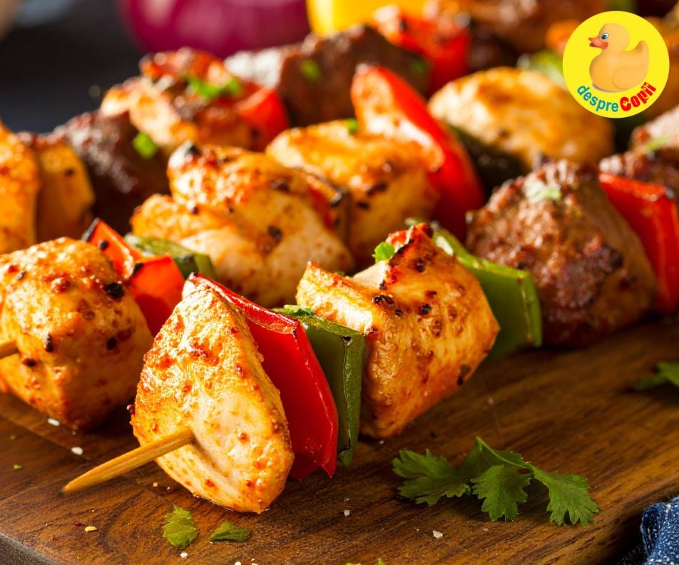 Kebabs de pui in stil Marocan: arome exotice si savoare la fiecare muscatura