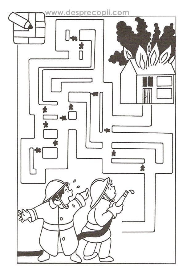 Pompierii si labirintul