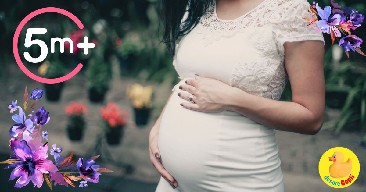 Luna 5 de sarcina: 9 lucruri speciale despre mami si dezvoltarea lui bebe width=
