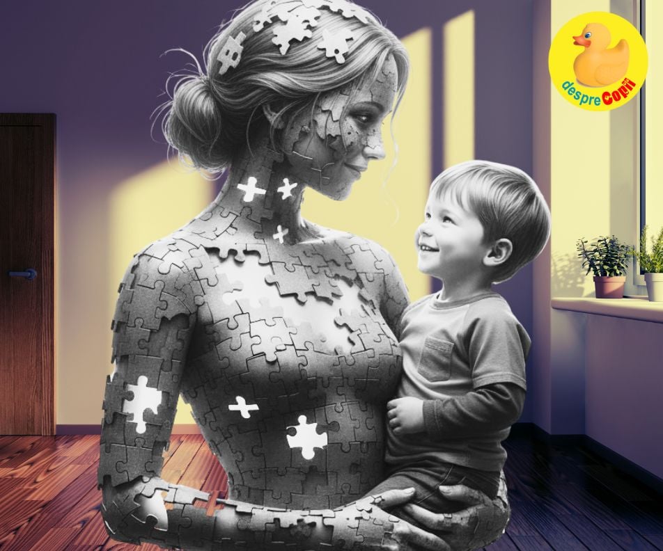 Sunt o mama incompleta care incearcă sa creasca copii intregi - confesiuni