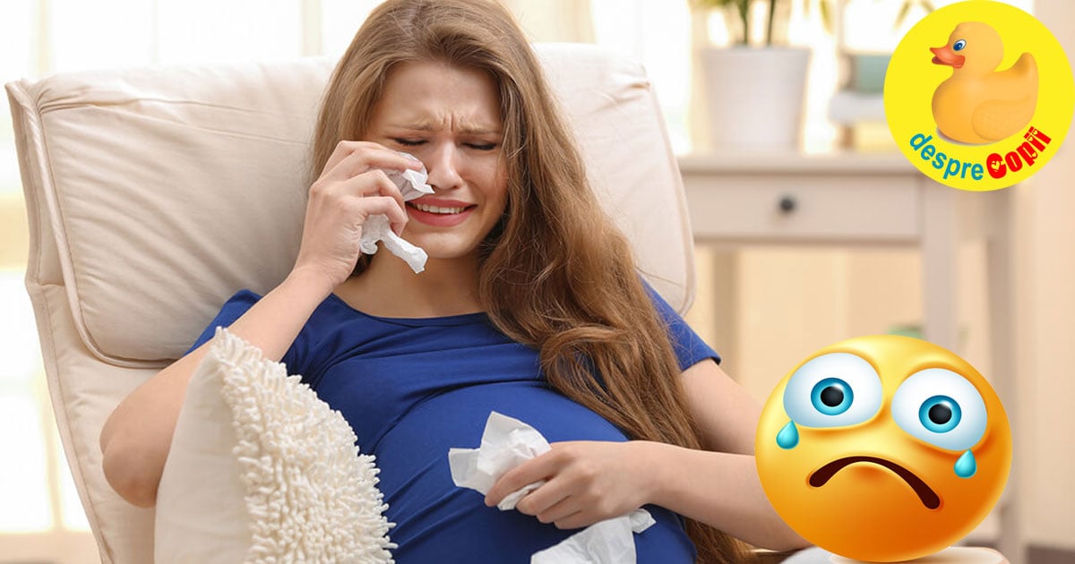 Ce simte fatul cand mamica plange in timpul sarcinii? Toate emotiile ajung si la bebe width=