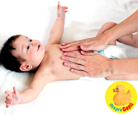 Beneficiile masajului in ingrijirea pielii bebelusului