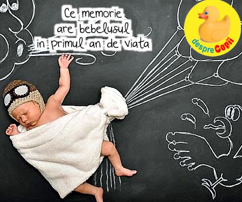 Ce memorie are bebelusul in primul an de viata