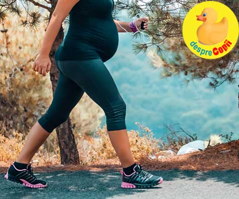 6 BENEFICII ale mersului pe jos pentru gravide - pregateste-te sanatos pentru ce urmeaza