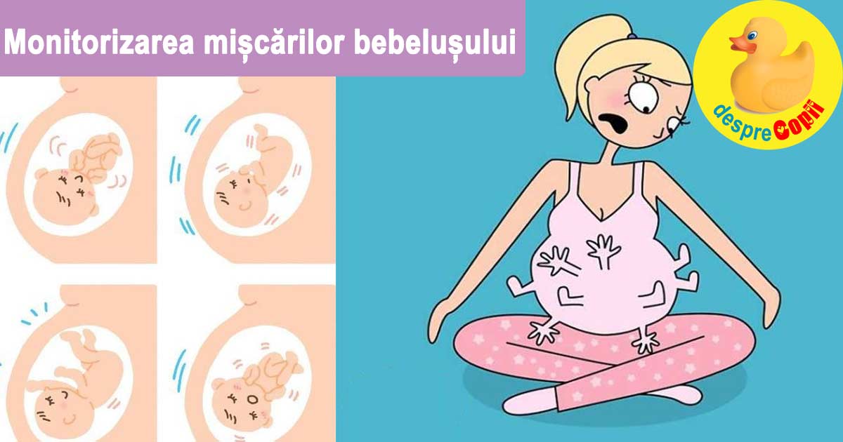 Monitorizarea miscarilor bebelusului in timpul sarcinii. Cum se face si intrebari si raspunsuri width=