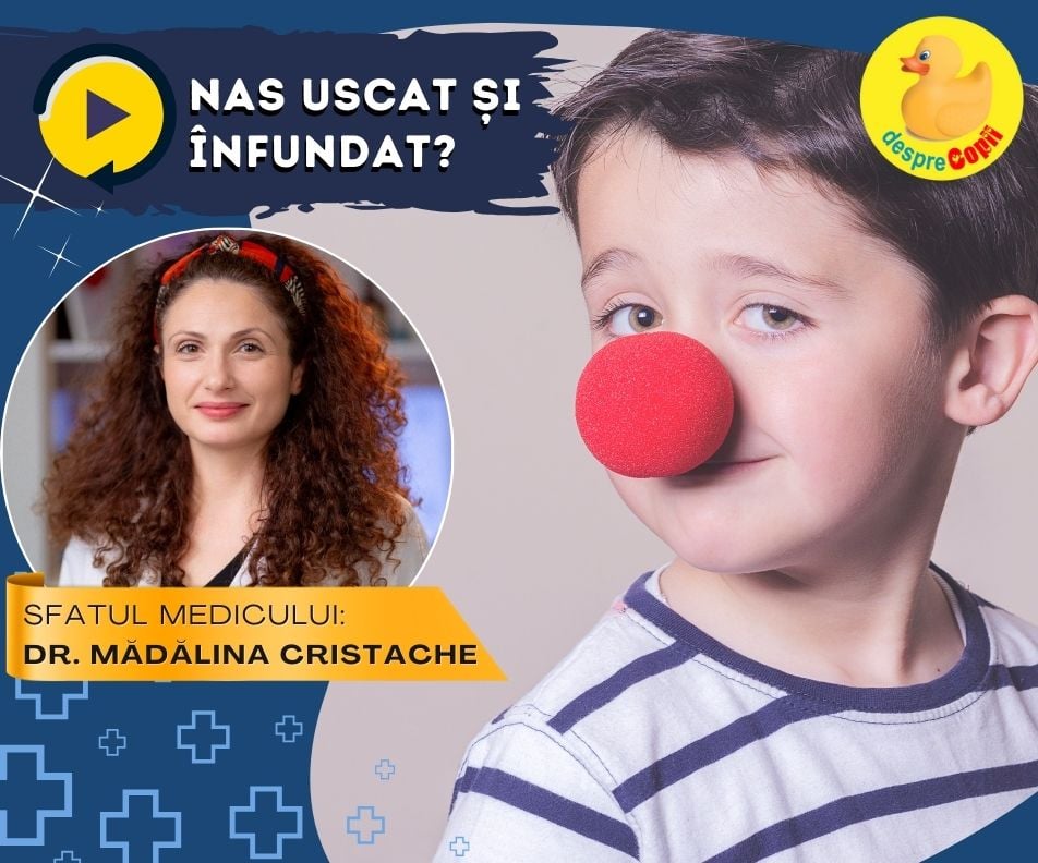 Hidratare si protectie pentru un nas uscat si infundat. Ce recomanda medicul?