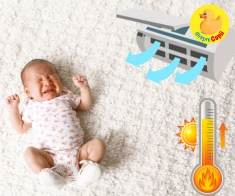 Este sigur sa folosim aerul conditionat daca avem un bebe nou nascut? Iata care sunt recomandarile
