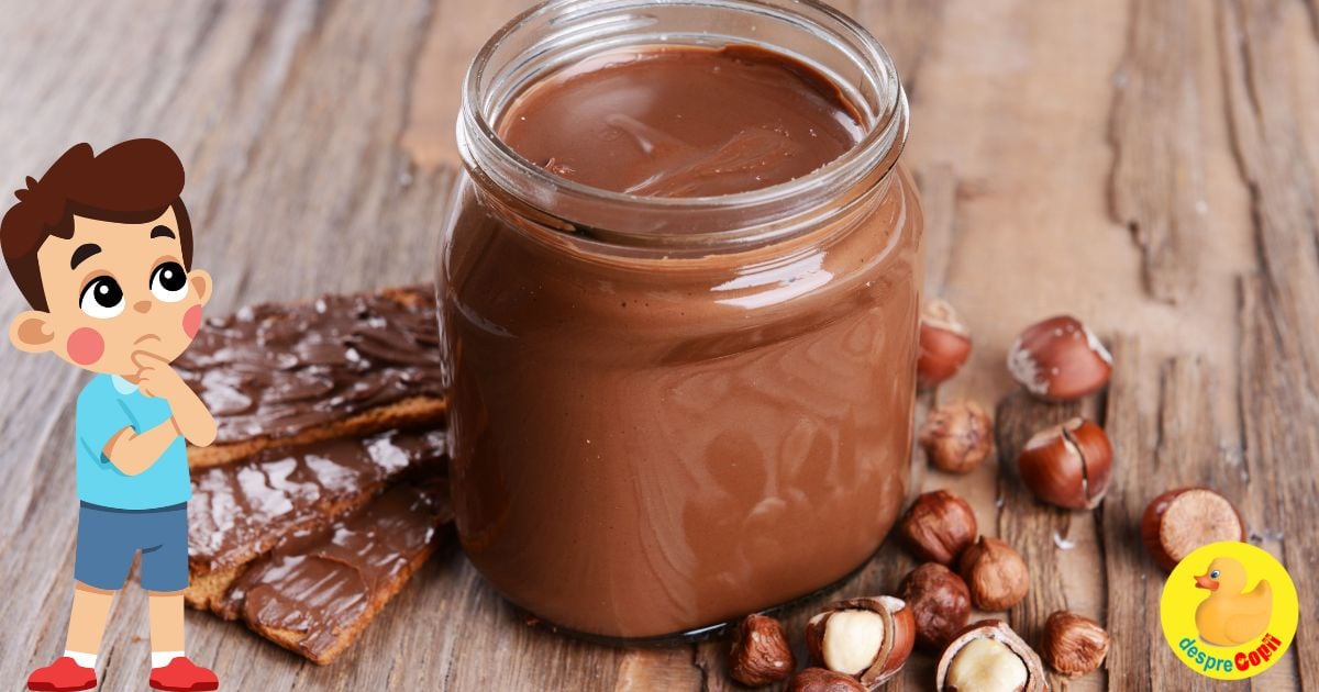 Nutella nu este un aliment sanatos pentru copii. 7 alternative sanatoase care vor fi delicii pentru copil