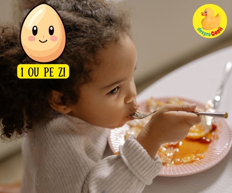 Un ou pe zi ajuta copiii sa creasca in inaltime datorita proteinelor sale de calitate