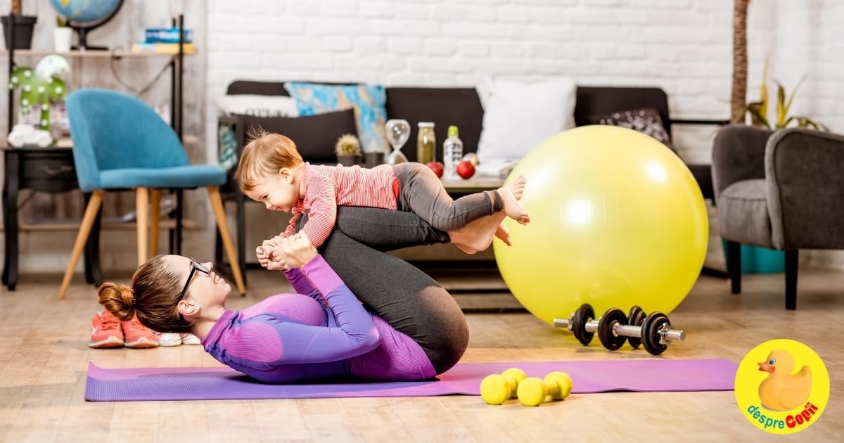Un plan de antrenament sportiv pentru mamele ocupate - 7 sfaturi care iti vor fi de folos