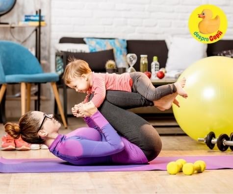 Un plan de antrenament sportiv pentru mamele ocupate