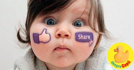 Pozele bebelusului pe Facebook – o alegere inteleapta?