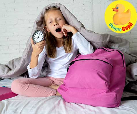 Reglarea programului de somn al copilului pentru inceputul scolii - cand si cum schimbam ora de culcare a copilului?