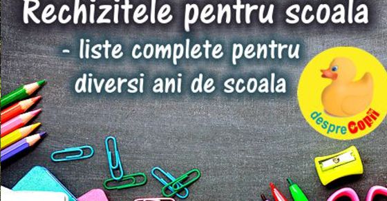 Rechizitele de școală: liste de rechizite pentru diverși ani de școală si grădiniță, alegeri și sfaturi