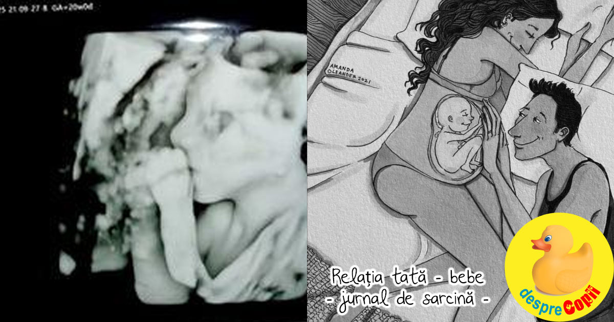 Relatia tata bebe a inceput deja iar tati vrea sa fie implicat - jurnal de sarcina width=