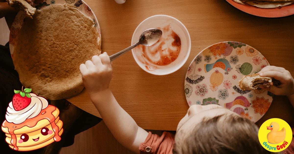 8 rețete de clătite care vor face deliciul oricărui copil