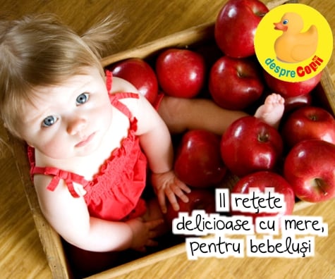 11 retete cu mere pentru bebelusi - delicioase si bogate in vitamine si antioxidanti