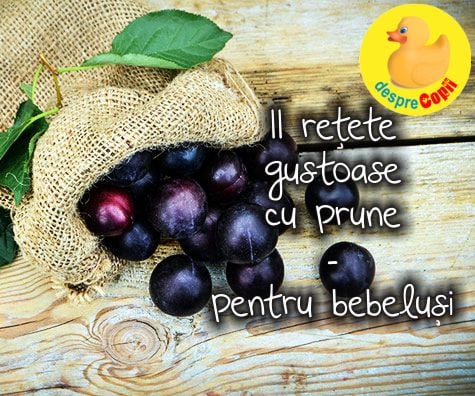 11 retete gustoase cu prune - pentru bebelusi