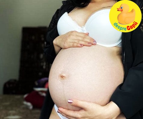Saptamana 35 -  bebe e tot mai mare si se simt tot mai tare contractiile false - jurnal de sarcina