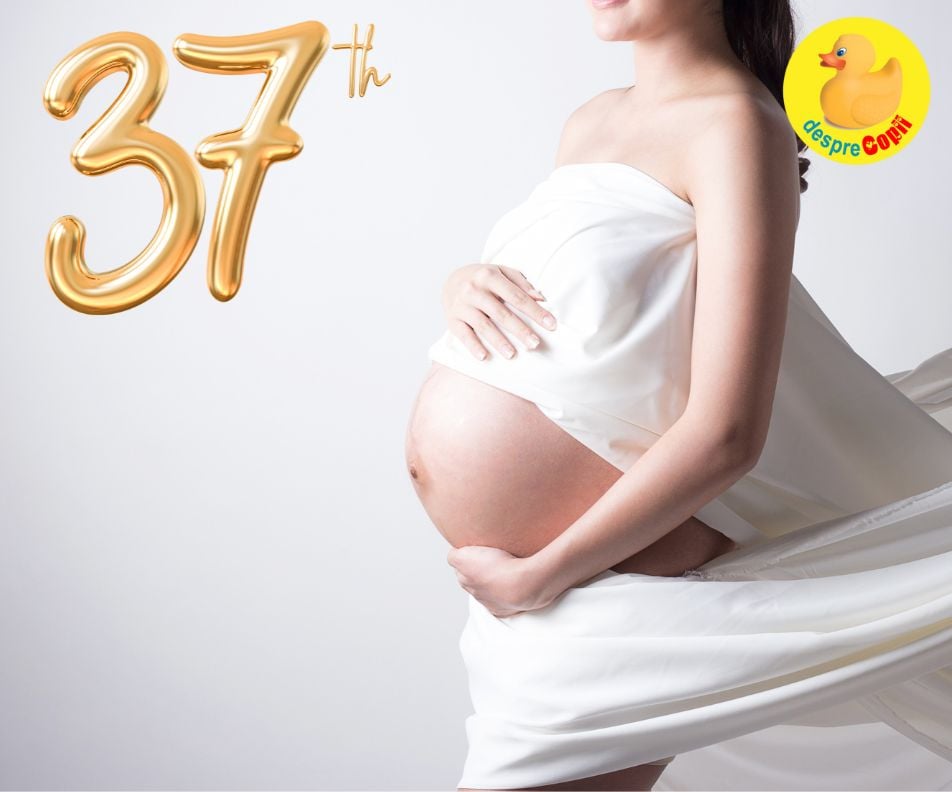 Saptamana 37: acum sarcina este la termen - jurnal de sarcina