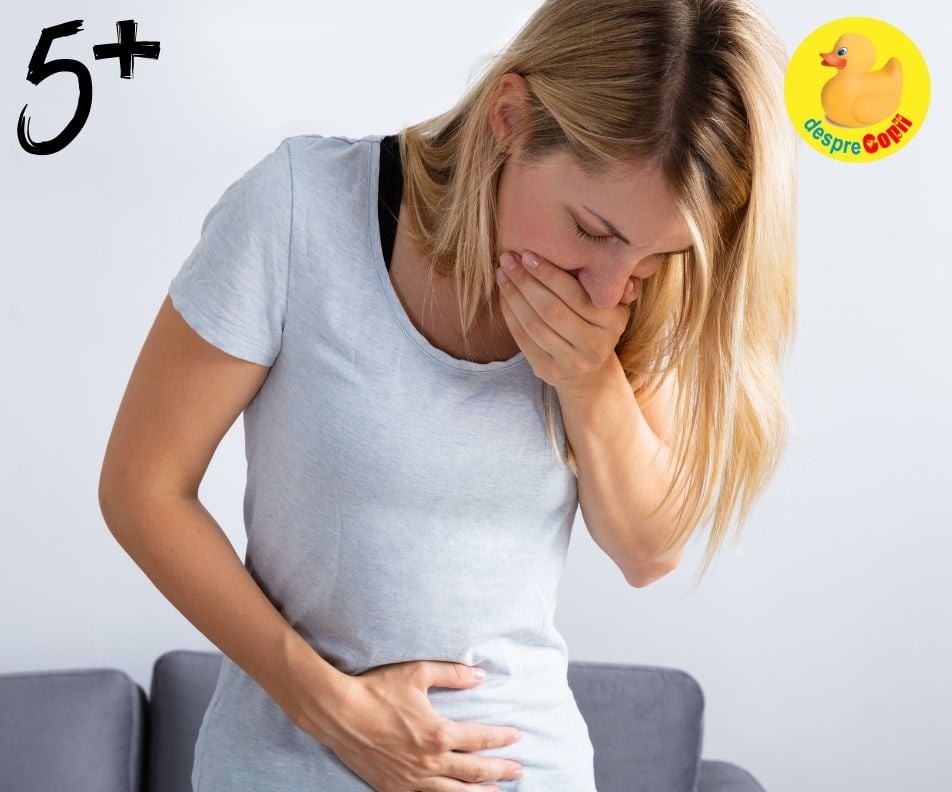 Saptamana 5 -  simptomele care nu au ezitat sa apara - jurnal de sarcina