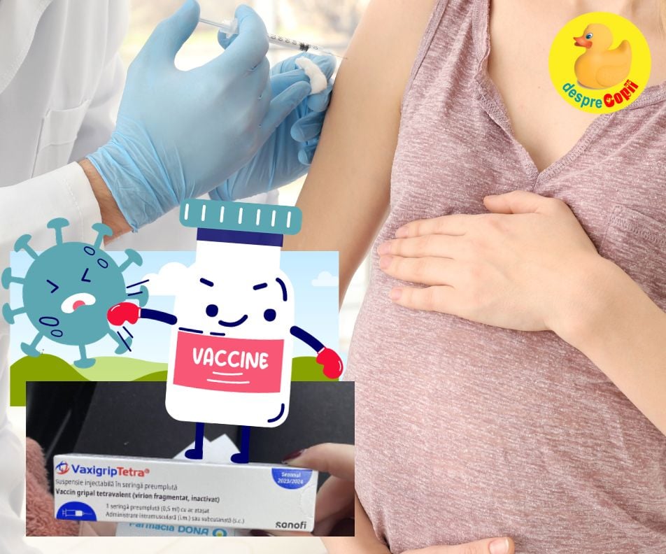 Saptamana 28 de sarcina: am facut vaccinul antigripal - jurnal de sarcina