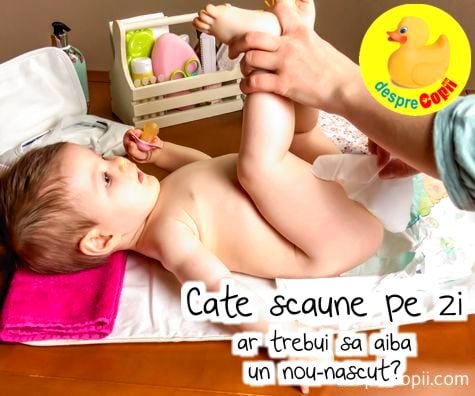 Cate scaune pe zi ar trebui sa aiba un nou-nascut? Ne spune medicul pediatru