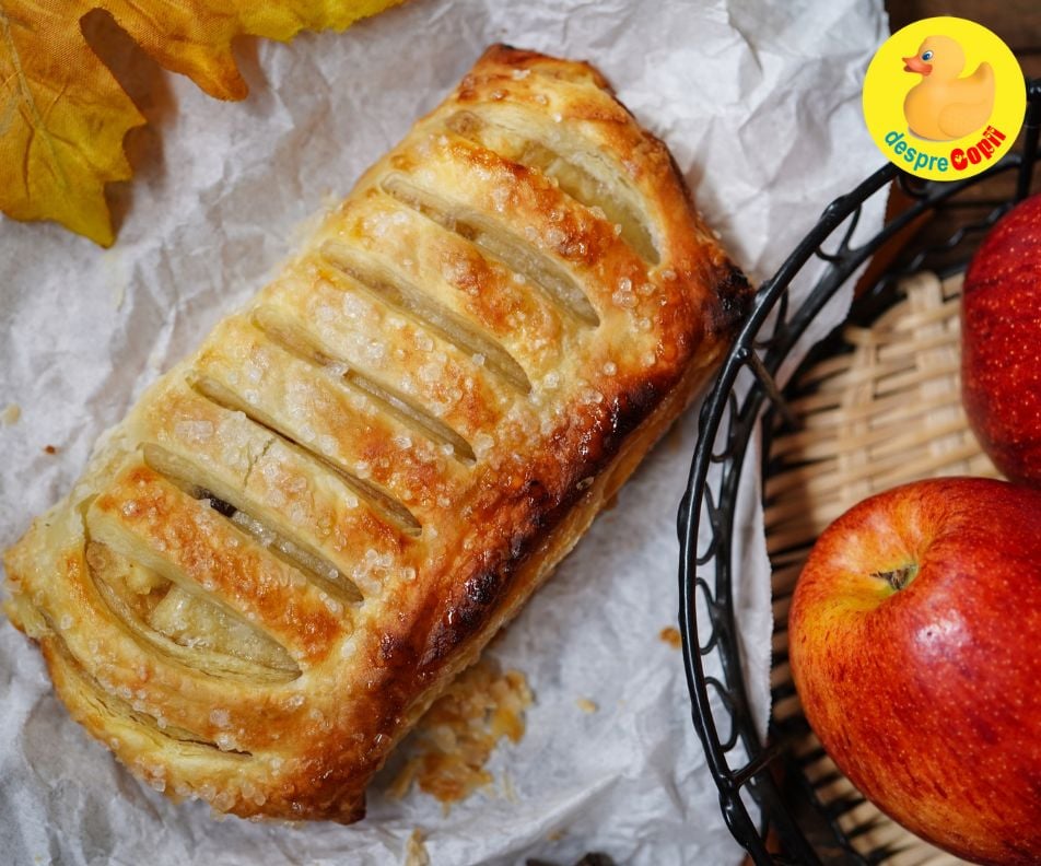 Strudel cu mere: desertul clasic care umple casa de parfum si inimile de bucurie
