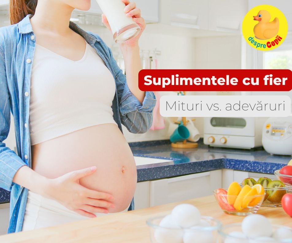 Suplimentele cu fier în sarcină: mituri vs. adevăruri!