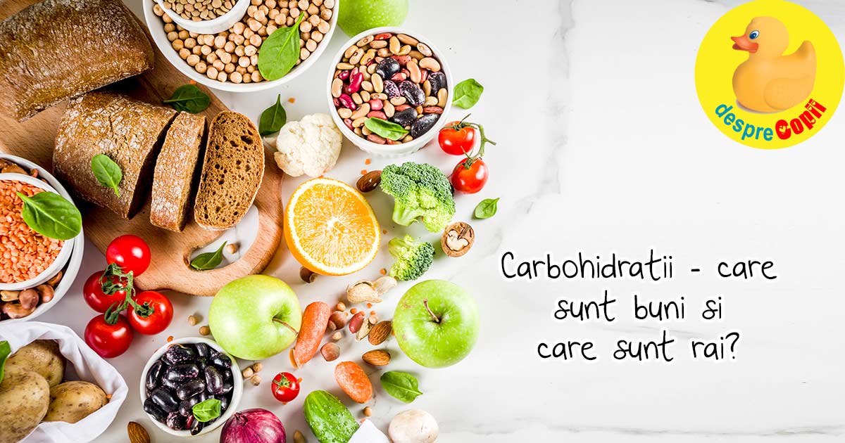Carbohidrati buni si carbohidrati rai - care sunt diferentele intre ei?